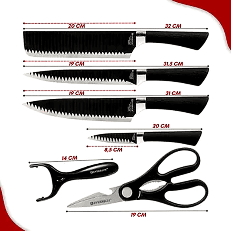 kit 6 facas melhorada